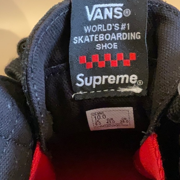 Vans x Supreme Skate Grosso Mid 'Dollar' Sneakers - Picture 9 of 10
